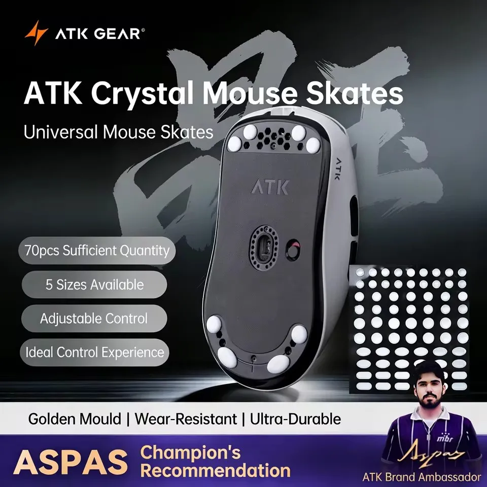 Esports Gaming Pcs - ATK Crystal Jade Muispootjes 100% PTFE
