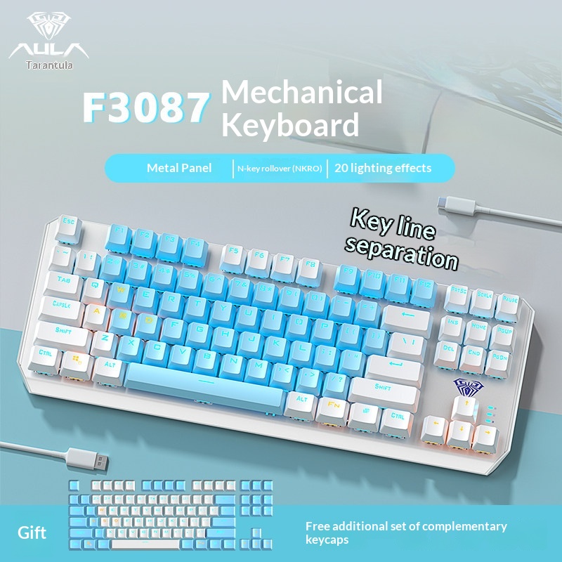 Esports Gaming Pcs - Aula F3087 Mechanisch toetsenbord 87 toetsen