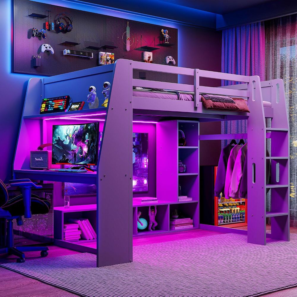 Esports Gaming Bed - SOTSEA Groot Gamingbed met Bureau en
