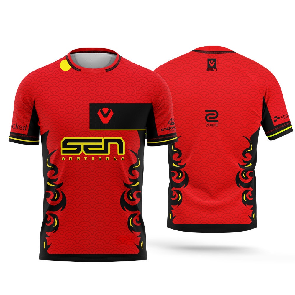 Esports Gaming Training - 2026 Sen Sentinels V-hals Esports Gaming