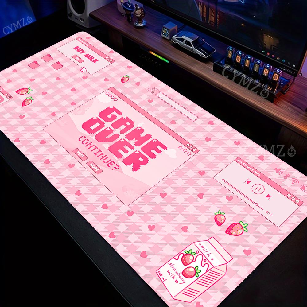 Esports Gaming Maus - Roze Kawaii E-Sports Gaming Muismat Bureaumat