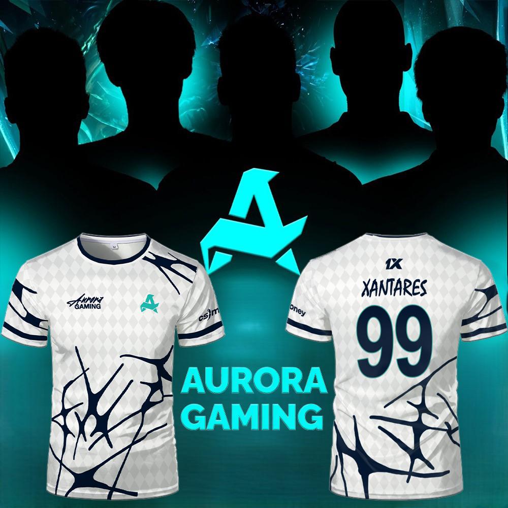 Esports Gaming Training - Esports Team Aurora Gaming Jersey T-shirts