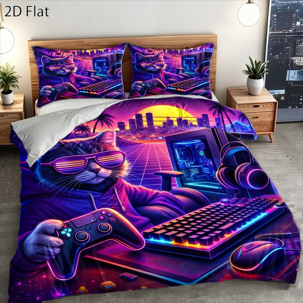 3-delige cyberpunk esports kat - Esports Gaming Bed recensie en prijs