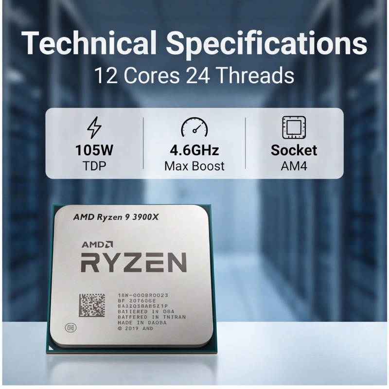 Ryzen 9 3900X processor voor d - Amd Cpu Ryzen 9 recensie en prijs