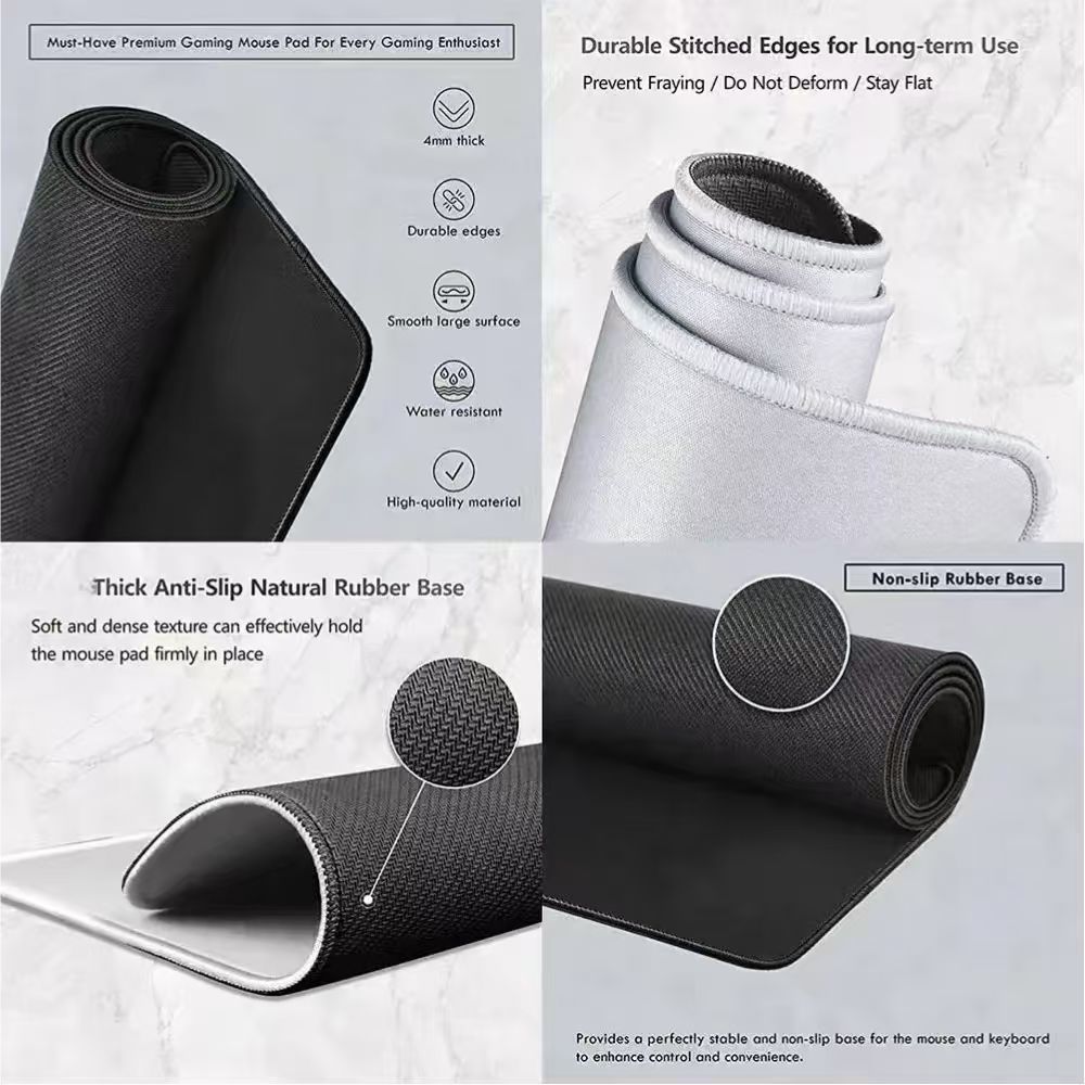 Op maat gemaakte rubberen gami - Esports Gaming Mouse Pad recensie en prijs