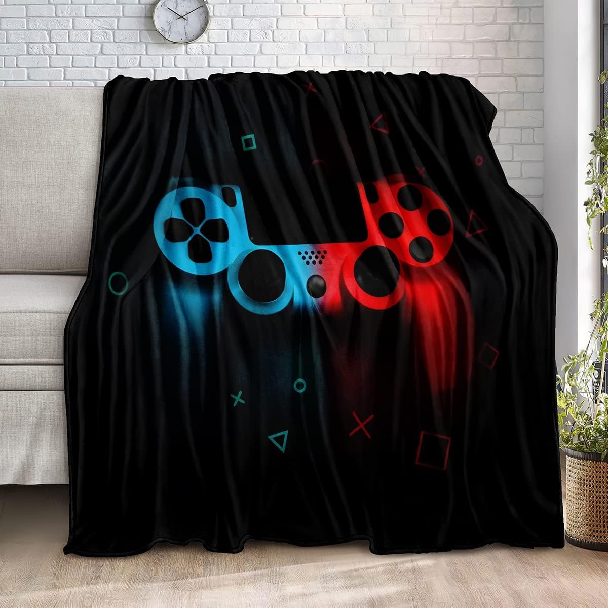 Fleece deken met gamingpatroon - Esports Gaming Bed recensie en prijs